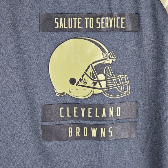 Nike Salute To Service Cleveland Browns Dri Fit T-Shirt Size Medium - Picture 6 of 11